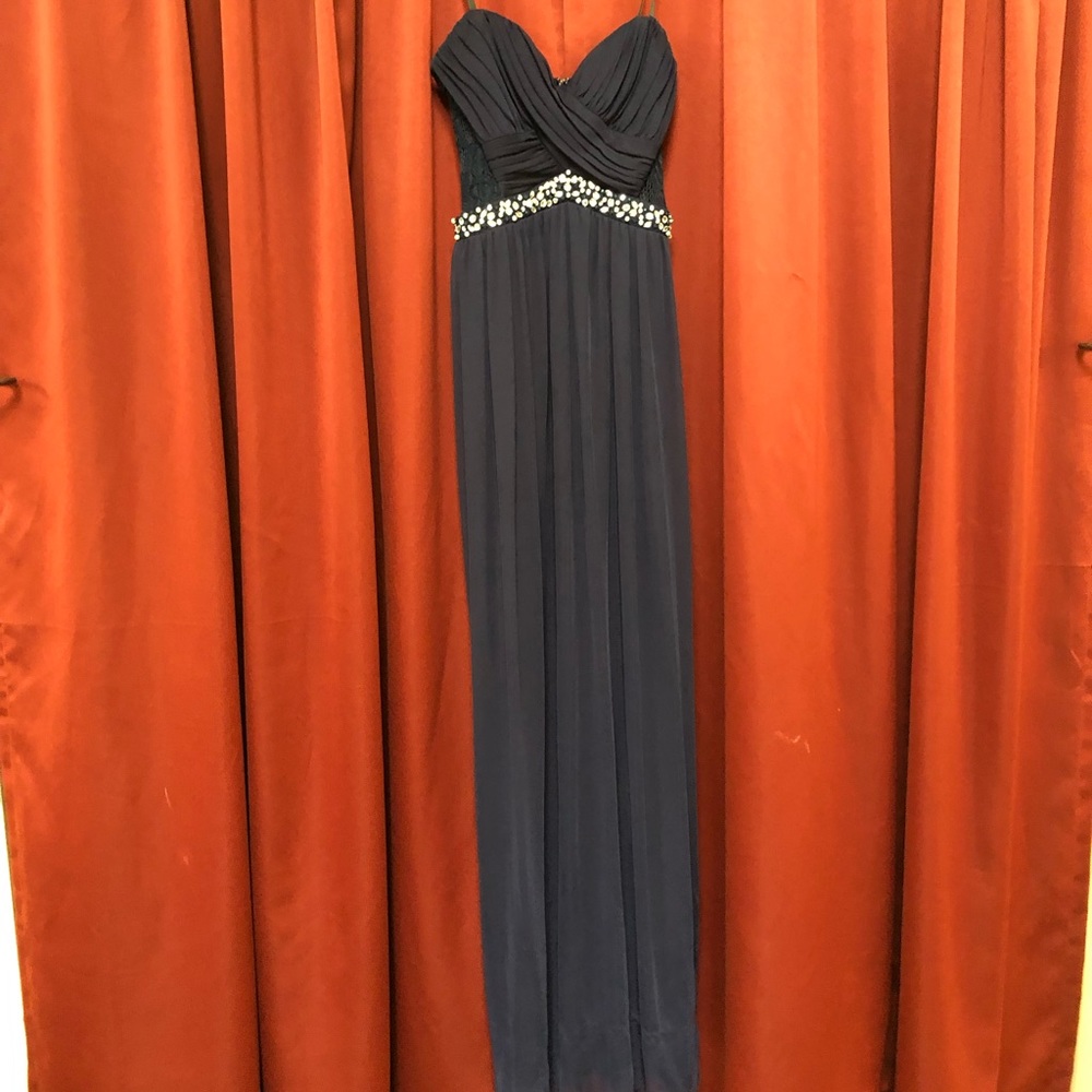 A Navy Prom Dress
